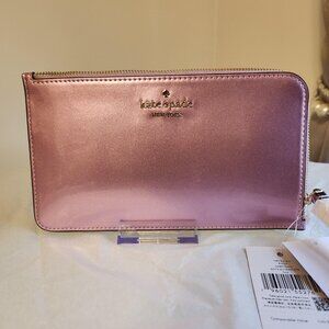 Kate "NWT* Medium Quartz Pink Wristlet